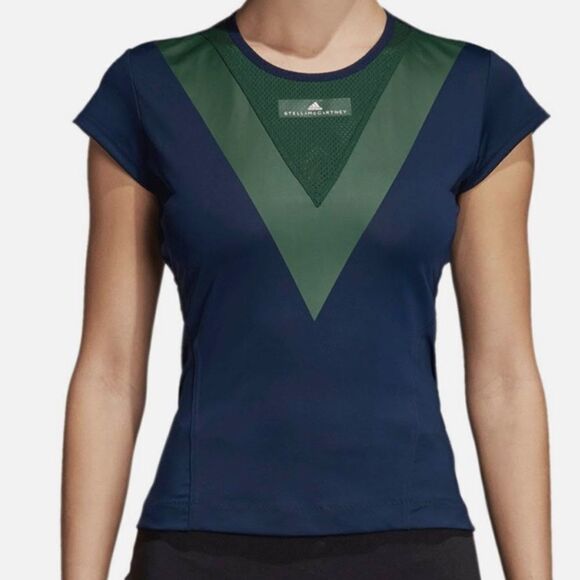 Adidas Stella McCartney Court
Tennis Tee Collegiate Navy XXS - Picture 4 of 8